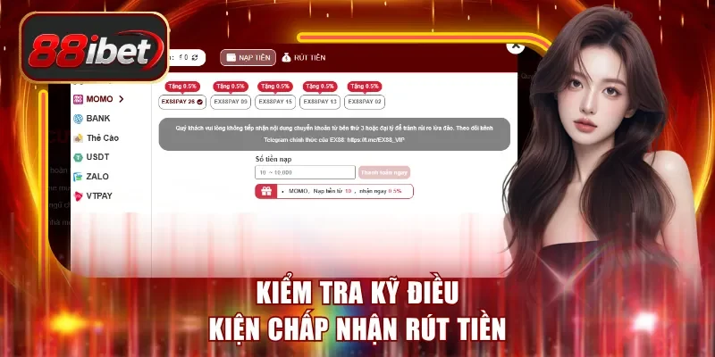 Kiểm tra kỹ điều kiện chấp nhận rút tiền