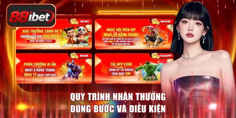 Quy trình nhận thưởng đúng bước và điều kiện